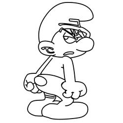 Coloriage Schtroumpfs (Dessins animés et séries animées) #179052 à imprimer et colorier