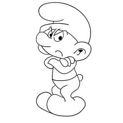 Coloriage Schtroumpfs (Dessins animés et séries animées) #179055 à imprimer et colorier