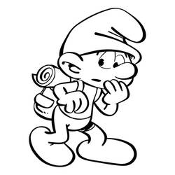 Coloriage Schtroumpfs (Dessins animés et séries animées) #179059 à imprimer et colorier