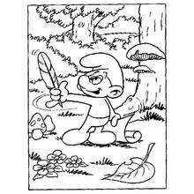 Dessin à colorier: Schtroumpfs (Dessins animés et séries animées) #34578 - Coloriages à Imprimer Gratuits