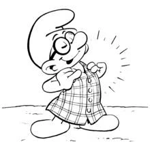 Coloriage Schtroumpfs (Dessins animés et séries animées) #34618 à imprimer et colorier