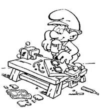 Coloriage Schtroumpfs (Dessins animés et séries animées) #34633 à imprimer et colorier