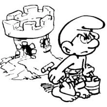 Coloriage Schtroumpfs (Dessins animés et séries animées) #34732 à imprimer et colorier