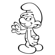 Dessin à colorier: Schtroumpfs (Dessins animés et séries animées) #34741 - Coloriages à Imprimer Gratuits