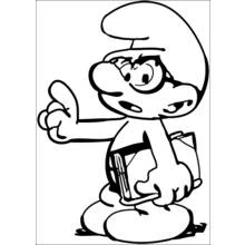 Dessin à colorier: Schtroumpfs (Dessins animés et séries animées) #34748 - Coloriages à Imprimer Gratuits