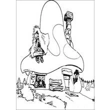 Coloriage Schtroumpfs (Dessins animés et séries animées) #34755 à imprimer et colorier