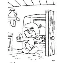 Coloriage Schtroumpfs (Dessins animés et séries animées) #34757 à imprimer et colorier