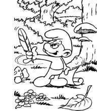 Dessin à colorier: Schtroumpfs (Dessins animés et séries animées) #34788 - Coloriages à Imprimer Gratuits