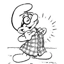 Coloriage Schtroumpfs (Dessins animés et séries animées) #34823 à imprimer et colorier