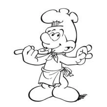 Dessin à colorier: Schtroumpfs (Dessins animés et séries animées) #34873 - Coloriages à Imprimer Gratuits