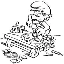 Coloriage Schtroumpfs (Dessins animés et séries animées) #34892 à imprimer et colorier