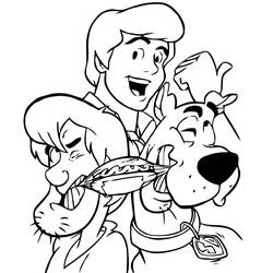 Coloriage Scooby doo (Dessins animés et séries animées) #196996, dessin gratuit prêt à imprimer