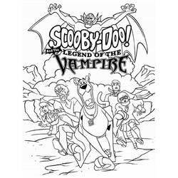 Coloriage à imprimer Scooby doo (Dessins animés et séries animées) #197007 pour enfants et adultes