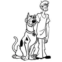 Dessin à colorier: Scooby doo (Dessins animés et séries animées) #31313 - Coloriages à Imprimer Gratuits