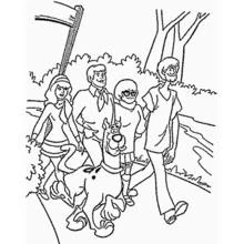 Coloriage Scooby doo (Dessins animés et séries animées) #31322 à imprimer et colorier