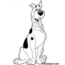 Dessin à colorier: Scooby doo (Dessins animés et séries animées) #31323 - Coloriages à Imprimer Gratuits