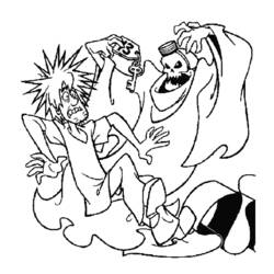 Dessin à colorier: Scooby doo (Dessins animés et séries animées) #31330 - Coloriages à Imprimer Gratuits