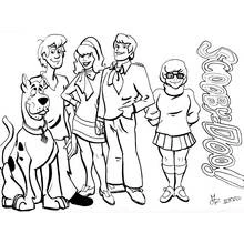 Dessin à colorier: Scooby doo (Dessins animés et séries animées) #31333 - Coloriages à Imprimer Gratuits