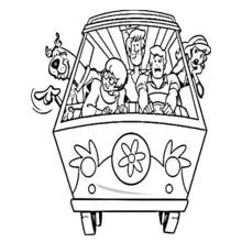 Dessin à colorier: Scooby doo (Dessins animés et séries animées) #31349 - Coloriages à Imprimer Gratuits