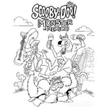 Dessin à colorier: Scooby doo (Dessins animés et séries animées) #31359 - Coloriages à Imprimer Gratuits