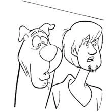 Coloriage Scooby doo (Dessins animés et séries animées) #31372 à imprimer et colorier