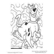 Dessin à colorier: Scooby doo (Dessins animés et séries animées) #31380 - Coloriages à Imprimer Gratuits