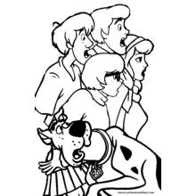 Page de coloriage Scooby doo (Dessins animés et séries animées) #31392, gratuite à imprimer