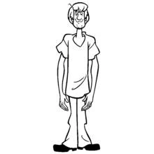 Dessin à colorier: Scooby doo (Dessins animés et séries animées) #31395 - Coloriages à Imprimer Gratuits