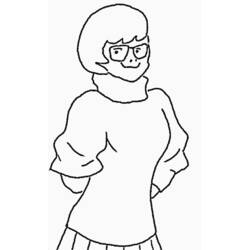 Dessin à colorier: Scooby doo (Dessins animés et séries animées) #31408 - Coloriages à Imprimer Gratuits