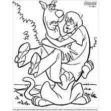 Coloriage Scooby doo (Dessins animés et séries animées) #31417 à imprimer et colorier