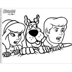 Coloriage Scooby doo (Dessins animés et séries animées) #31421 à imprimer et colorier