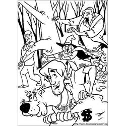 Dessin à colorier: Scooby doo (Dessins animés et séries animées) #31424 - Coloriages à Imprimer Gratuits