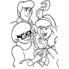 Coloriage Scooby doo (Dessins animés et séries animées) #31444 à imprimer et colorier