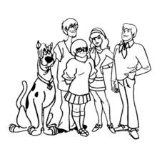 Dessin à colorier: Scooby doo (Dessins animés et séries animées) #31476 - Coloriages à Imprimer Gratuits