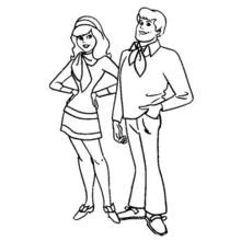 Coloriage Scooby doo (Dessins animés et séries animées) #31482 à imprimer et colorier