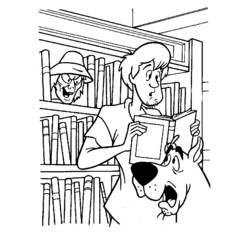 Illustration au trait Scooby doo (Dessins animés et séries animées) #31487 prête à colorier
