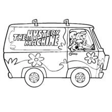 Dessin à colorier: Scooby doo (Dessins animés et séries animées) #31501 - Coloriages à Imprimer Gratuits