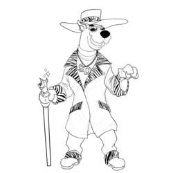 Dessin à colorier: Scooby doo (Dessins animés et séries animées) #31510 - Coloriages à Imprimer Gratuits