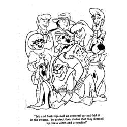 Dessin à colorier: Scooby doo (Dessins animés et séries animées) #31527 - Coloriages à Imprimer Gratuits