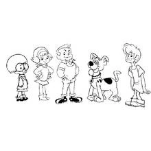 Dessin à colorier: Scooby doo (Dessins animés et séries animées) #31528 - Coloriages à Imprimer Gratuits