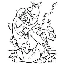 Dessin à colorier: Scooby doo (Dessins animés et séries animées) #31538 - Coloriages à Imprimer Gratuits