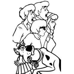Dessin à colorier: Scooby doo (Dessins animés et séries animées) #31560 - Coloriages à Imprimer Gratuits