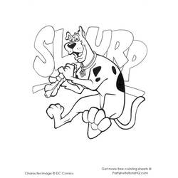 Dessin à colorier: Scooby doo (Dessins animés et séries animées) #31562 - Coloriages à Imprimer Gratuits