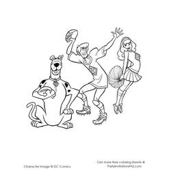 Dessin à colorier: Scooby doo (Dessins animés et séries animées) #31588 - Coloriages à Imprimer Gratuits