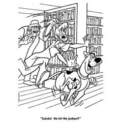 Dessin à colorier: Scooby doo (Dessins animés et séries animées) #31625 - Coloriages à Imprimer Gratuits