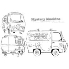 Dessin à colorier: Scooby doo (Dessins animés et séries animées) #31627 - Coloriages à Imprimer Gratuits