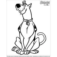 Coloriage Scooby doo (Dessins animés et séries animées) #31634 à imprimer et colorier