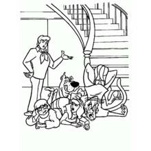 Coloriage Scooby doo (Dessins animés et séries animées) #31637 à imprimer et colorier