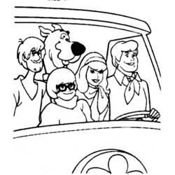 Coloriage Scooby doo (Dessins animés et séries animées) #31651 à imprimer et colorier