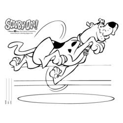 Dessin à colorier: Scooby doo (Dessins animés et séries animées) #31667 - Coloriages à Imprimer Gratuits